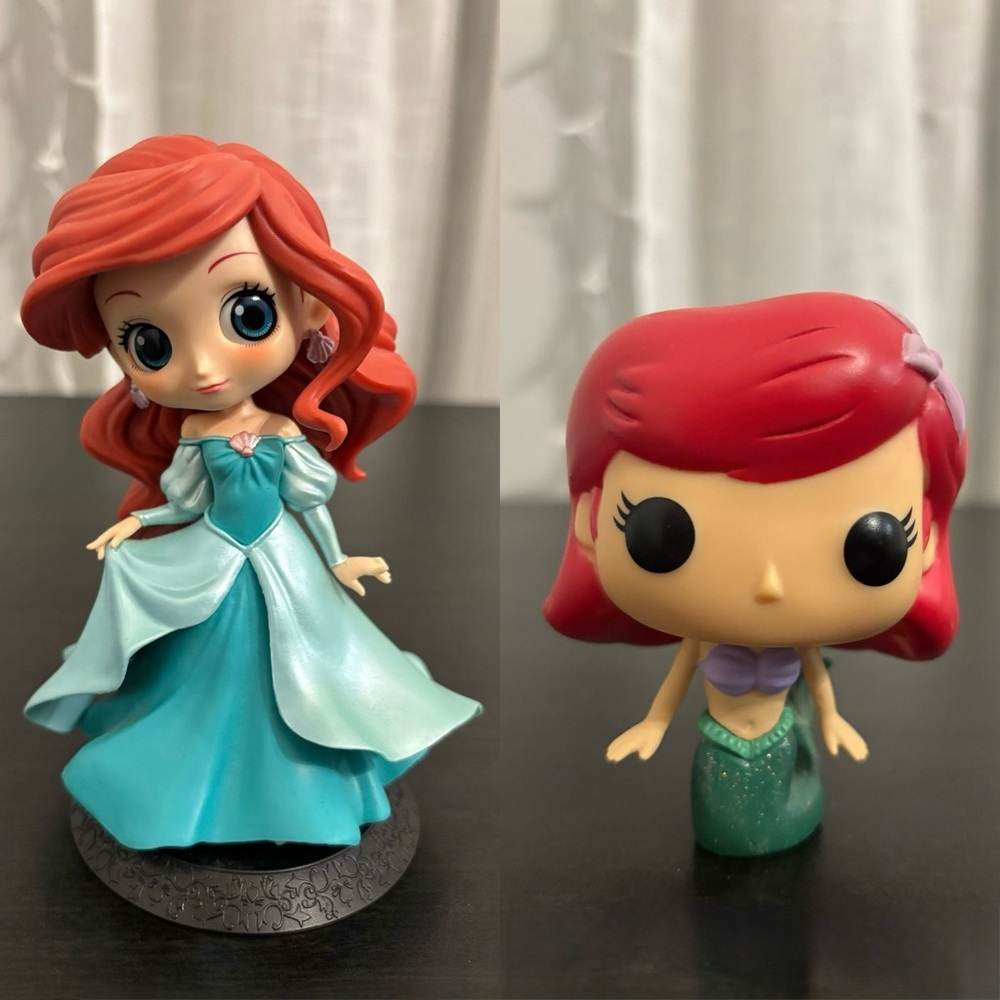 Set of 2 Disney Princess Ariel The Little Mermaid
